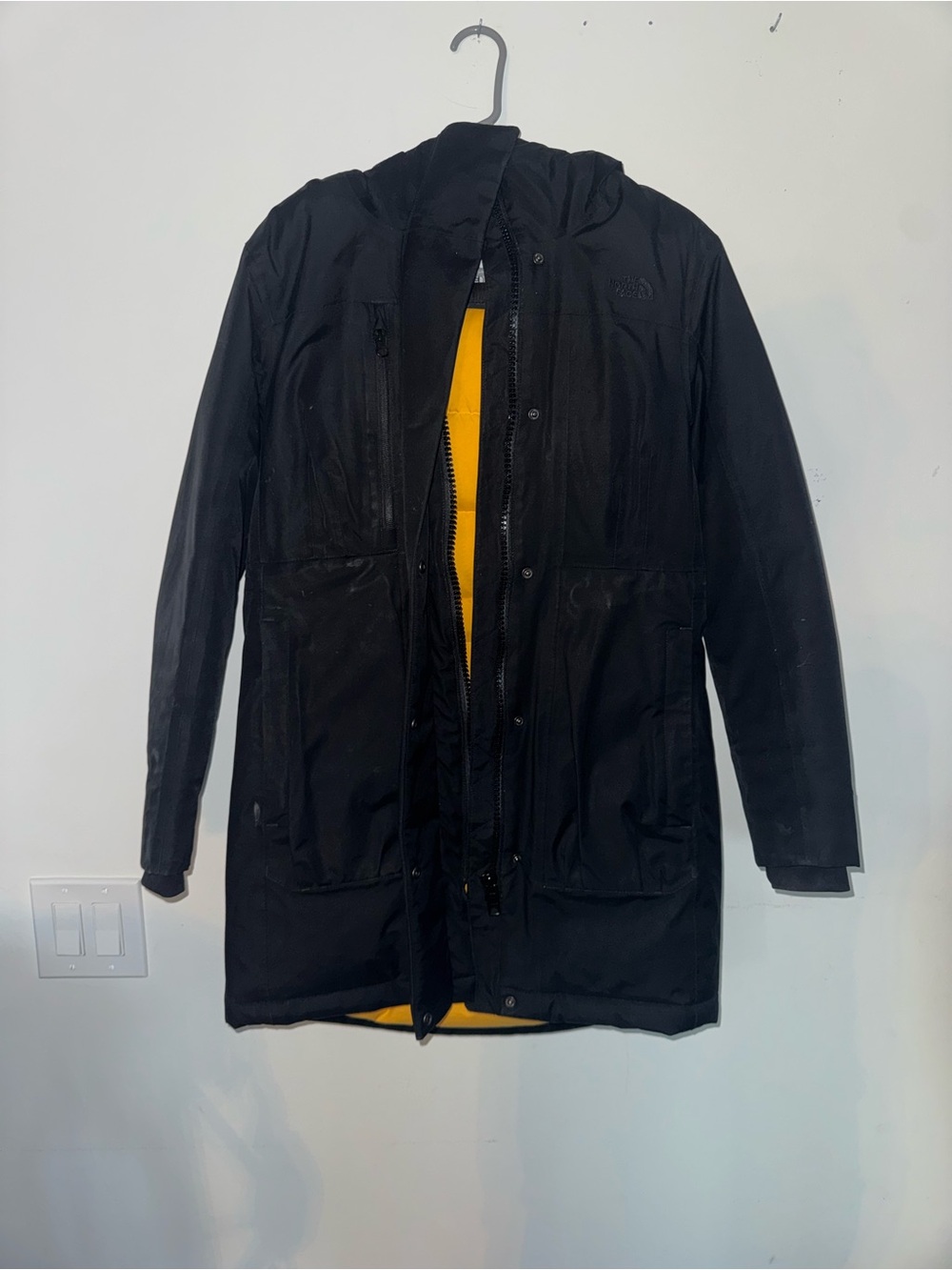 The North Face Women's Bright Yellow Puffer Jacket